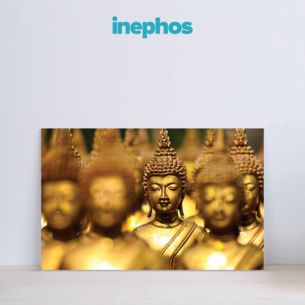 Golden Buddha Wall Art for Living Room, Bedroom, Office, Hotels, Drawing Room