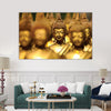Golden Buddha Wall Art for Living Room, Bedroom, Office, Hotels, Drawing Room
