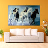 Running Horses Wall Painting for Living Room, Bedroom, Office, Hotels, Drawing Room