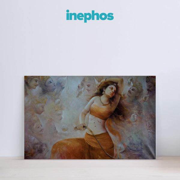 Fantasy Woman Wall Painting for Living Room, Bedroom, Office, Hotels, Drawing Room