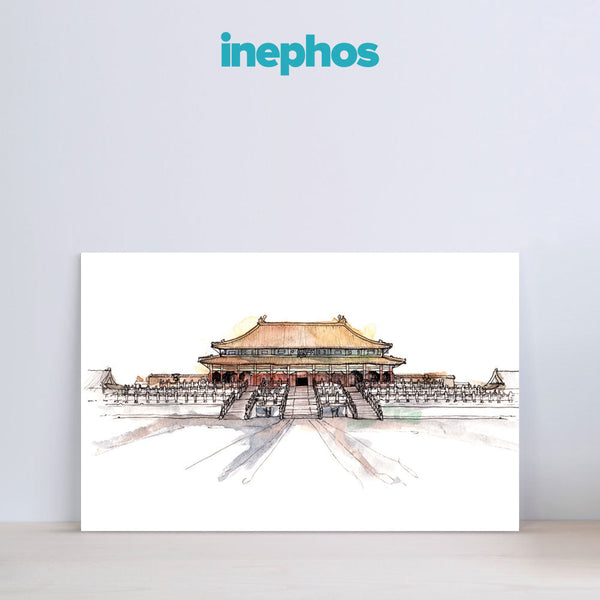 Forbidden City Wall Painting for Living Room, Bedroom, Office, Hotels, Drawing Room