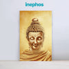 Golden Buddha Wall Painting for Living Room, Bedroom, Office, Hotels, Drawing Room