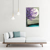 Moonlit Serenity – Enchanting Purple Blossom Canvas Wall Art