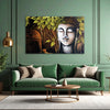 Peaceful Buddha Wall Painting for Living Room, Bedroom, Office, Hotels, Drawing Room