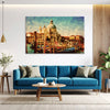 Venice Canal Scene Wall Painting for Living Room, Bedroom, Office, Hotels, Drawing Room