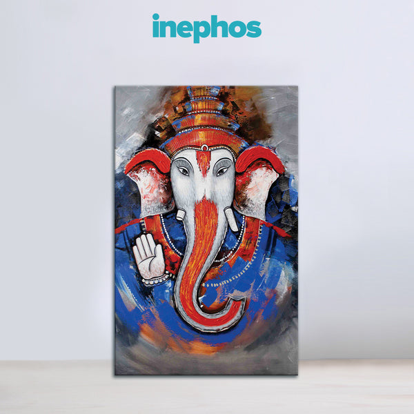 Large Ganesh Ji Wall Painting for Living Room, Bedroom, Office, Hotels, Drawing Room