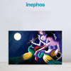Moonlit Radha-Krishna Wall Painting for Living Room, Bedroom, Office, Hotels, Drawing Room
