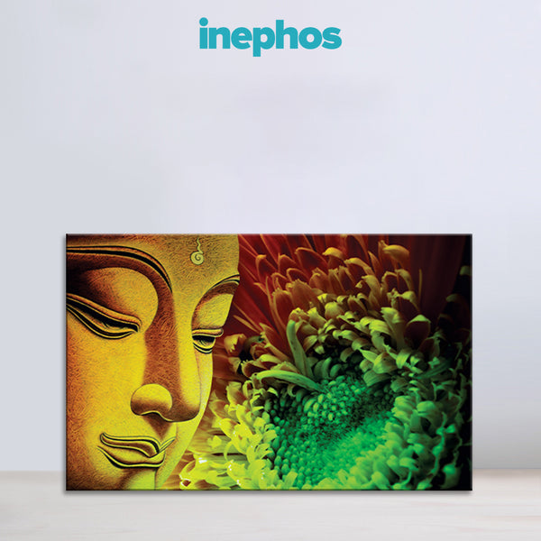 Buddha’s Serenity Wall Painting for Living Room, Bedroom, Office, Hotels, Drawing Room