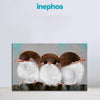 Three Funny Birds Painting – Cute Birds Canvas Wall Art for Home, Living Room, Bedroom, Office, Hotels, Drawing Room