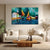 Colorful Sailboats Wall Painting for Living Room, Bedroom, Office, Hotels, Drawing Room
