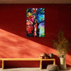 Vibrant Tree Silhouette Wall Painting for Living Room, Bedroom, Office, Hotels, Drawing Room