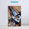 Classic Krishna Playing Flute Wall Painting for Living Room, Bedroom, Office, Hotels, Drawing Room