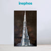 Burj Khalifa Night View Canvas Painting – Iconic Architecture Wall Art for Living Room, Office & More