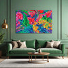 Colorful Abstract Flowers Paintings for Living Room, Bedroom, Office, Hotels, Drawing Room
