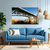 Bridge Over River Wall Painting for Living Room, Bedroom, Office, Hotels, Drawing Room