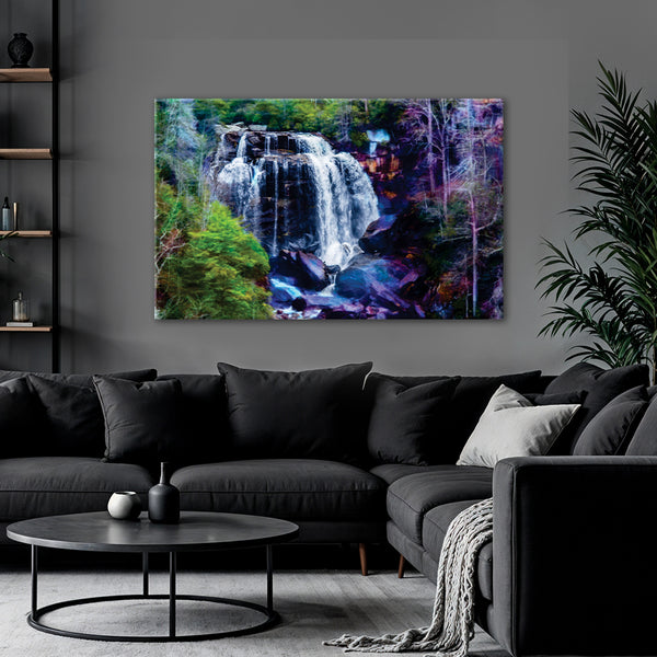 Waterfall Wall Painting for Living Room, Bedroom, Office, Hotels, Drawing Room