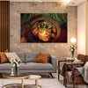 Candle in Glass Wall Painting for Living Room, Bedroom, Office, Hotels, Drawing Room