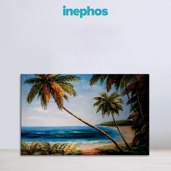 Coastal Bliss Beach Painting for Living Room, Bedroom, Office, Hotels, Drawing Room