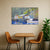 Quaint Dockside Houses Wall Painting for Living Room, Bedroom, Office, Hotels, Drawing Room