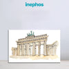 Brandenburg Gate Sketch Wall Painting for Living Room, Bedroom, Office, Hotels, Drawing Room
