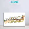 Hollywood Sign Watercolor Wall Painting for Living Room, Bedroom, Office, Hotels, Drawing Room