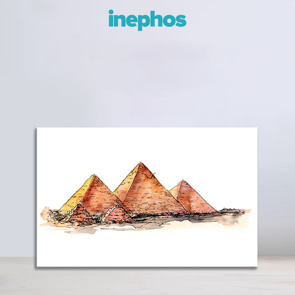 Pyramids of Giza Wall Painting for Living Room, Bedroom, Office, Hotels, Drawing Room