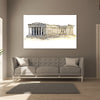 Parthenon Wall Painting for Living Room, Bedroom, Office, Hotels, Drawing Room