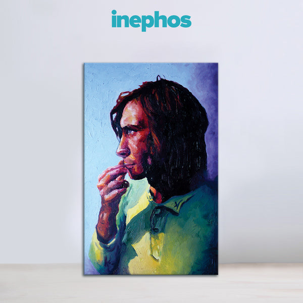 Reflective Thought Portrait Wall Painting for Living Room, Bedroom, Office, Hotels, Drawing Room