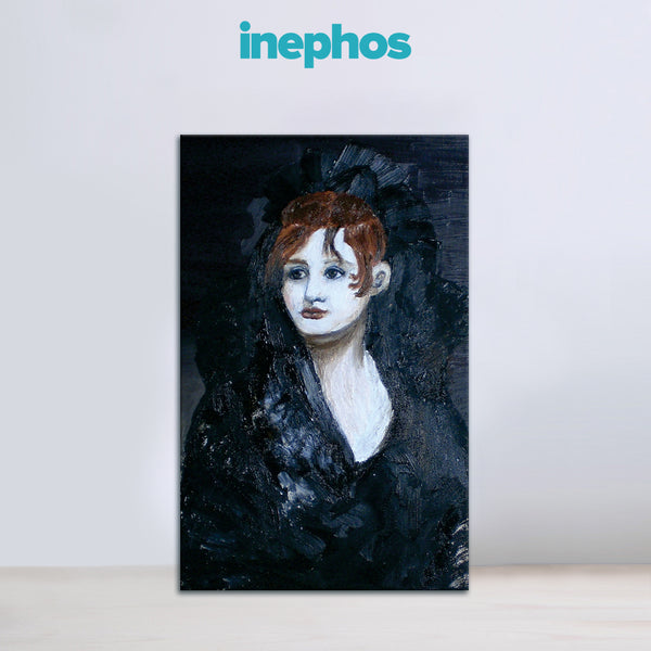 Elegant Lady Portrait Wall Painting for Living Room, Bedroom, Office, Hotels, Drawing Room