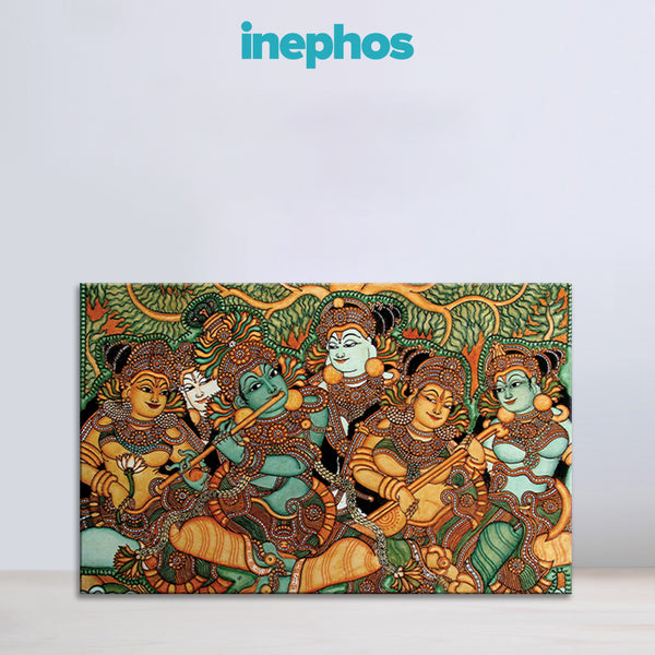 Mythical Folk Art Wall Painting for Living Room, Bedroom, Office, Hotels, Drawing Room