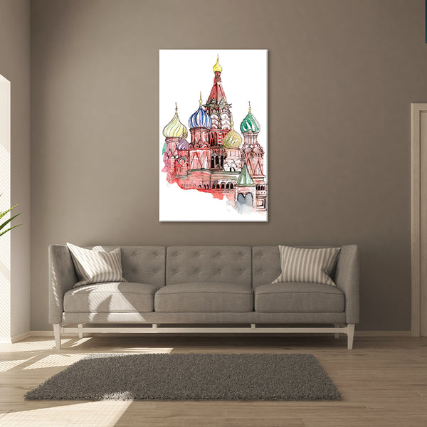 Kremlin Palace Wall Painting for Living Room, Bedroom, Office, Hotels, Drawing Room