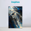 Aquarius Zodiac Wall Art | Visionary Insight, Intuition & Expansive Thinking | The Cosmic Mindstream | Abstract Ocean Energy CanvasPainting | Aquarius Air Sign Higher Intelligence & Collective Consciousness Astrology Artwork