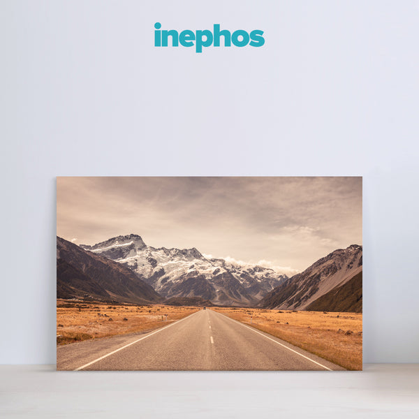 Road to the Peaks – Scenic Mountain Drive Canvas Art for Living Room, Bedroom, and Office