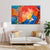 Fiery Fusion – Abstract Expressionism Canvas Art for Living Room, Bedroom, and Office