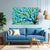 Blue and Green Abstract Tree Wall Painting for Living Room, Bedroom, Office, Hotels, Drawing Room