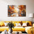Golden Autumn River Canvas Painting for Living Room, Bedroom & Office | Nature-Inspired Wall Art | Warm Fall Landscape Home Décor Gift for Art Lovers & Interior Enthusiasts