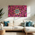 Mystic Harmony Mandala Canvas Painting for Living Room, Bedroom & Meditation Décor | Bohemian Wall Art with Pink