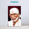 Sai Baba Painting | Spiritual Religious Canvas | Divine God Wall Art For Home Temple & Meditation Room Wall Décor
