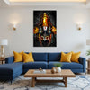 Tirupati Balaji Painting | South Indian Spiritual Religious Lord Venkateswara Canvas | Divine God Wall Art For Home & Temple Décor