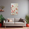 Blush Blooming Flowers | Soft Pink Floral Canvas Painting for Bedroom & Living Room Wall Decor