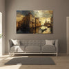 Venetian Canal Sunset | Romantic Cityscape Canvas Painting For Living Room & Travel Lovers