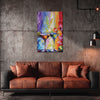 Colorful Cocktail Vibes | Modern Bar & Kitchen Canvas Wall Art with Martini Glasses