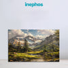 Majestic Mountain View | Scenic Landscape Canvas Painting for Living Room & Study