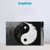 Yin Yang Painting | Spiritual Balance Canvas Painting in Black and White for Home