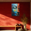 Colorful Buddha Face | Spiritual Tranquility Canvas Wall Art for Meditation and Living Spaces