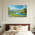 Spring Meadow Landscape | Colorful Nature Canvas Painting for Hallways and Bedrooms
