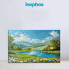 Spring Meadow Landscape | Colorful Nature Canvas Painting for Hallways and Bedrooms