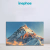 Mountain landscape with 'inephos' branding on a light gray background