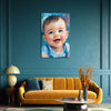 Baby Face Canvas Painting | Cute Smiling Baby Wall Art For Nursery & Kids Room