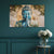 Namaste Buddha in Blue | Elegant Canvas Painting for Spiritual Calm and Interior Sophistication